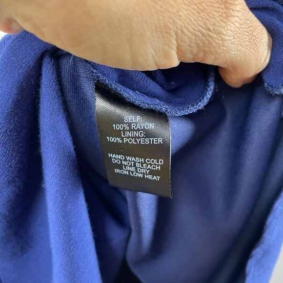Lulus Camden Wrap Skort Dress in Navy Blue Size Small‎ - Picture 8 of 9